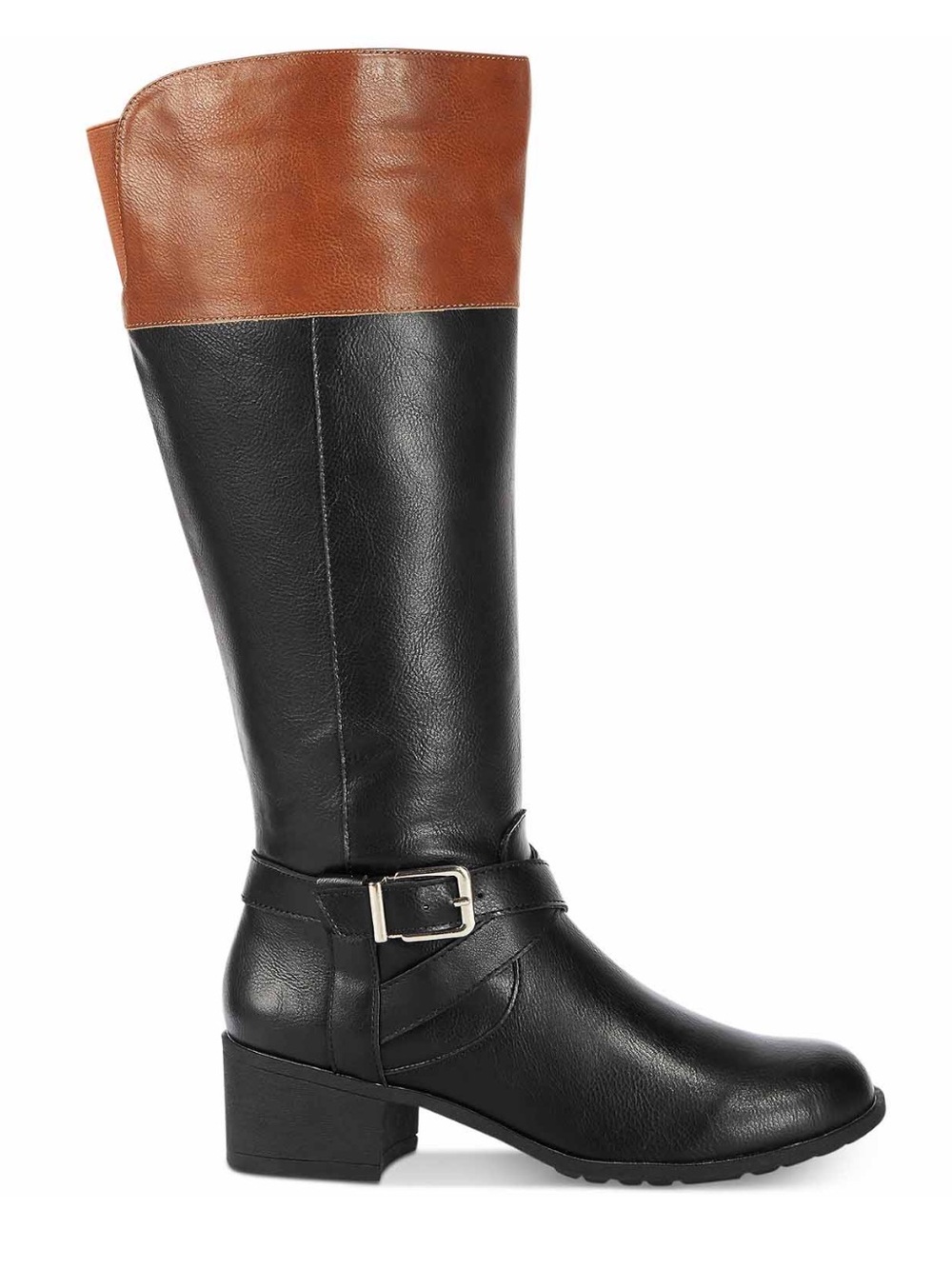 BRAND NEW Style & Co. Womens Venesa Faux Leather Knee-High Riding Boots Size 5M
